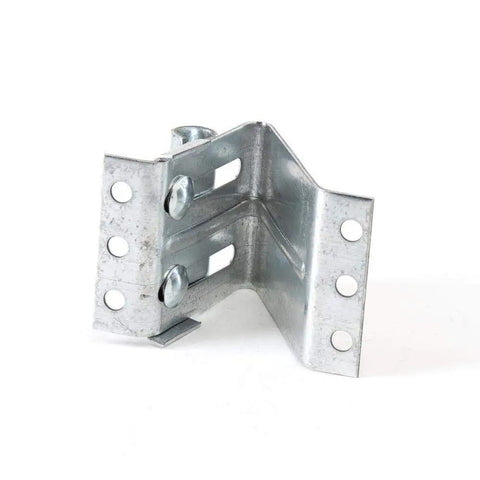 Adjustable Garage Door Roller Bracket Replacement Made In USA Galvanized Steel For Top Inside Corners Fits 2 In Or 3 In Roller