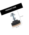 Heavy Duty Adjustable Leveling Feet For Furniture 16 Piece Set shown with dimensions and rubber base for floor protection.