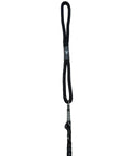 Golf Swing Tempo Trainer With Weighted Rope Training Aid for Warm Ups, Practice, and Grip Work, black rope and grip handle shown