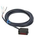 DC 12 24V NPN Infrared Photoelectric Sensor With 100mm Diffuse Reflection Detection For Automatic Equipment And Industrial Automation Applications For Packaging Lines And Conveyors In Manufacturing And Automation, black cable
