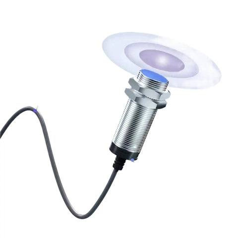 Versatile Hall Effect Proximity Sensor Switch M8 M12 M18 Inductive Magnetic Reed Type 12V DC NPN Or PNP Normally Open Includes Gift Magnet mounted sensor with cable