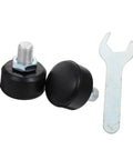 Adjustable Elastic Brake Block For Quad Roller Skates And Ice Skates Rubber Brake Stopper Kit with wrench