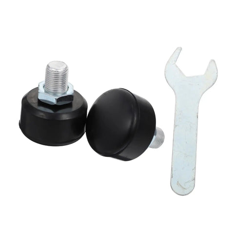 Adjustable Elastic Brake Block For Quad Roller Skates And Ice Skates Rubber Brake Stopper Kit with wrench