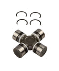 U Joint Kit 1350WJ Series ISR Snap Ring Style Non Greasable Universal Joint Set for driveshafts, bearing caps visible