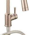 Pull Down Kitchen Faucet With 1.5 GPM Flow, Stainless Steel Finish, Single Handle Lever, Flexible Hose, Aerated Stream