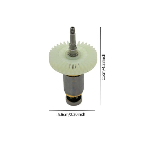 Get That Angle Grinder Pumped Up With This Compact Brushless Motor Featuring Tough Metal Construction For Superior Efficiency And Beast Mode Performance Style A Replacement Part showing a gear motor with metal and plastic components.