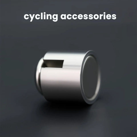 Cycling accessory from the 2 Pack Universal Bike Speedometer Magnet Set For Bicycle Computers shown in silver color.