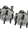 Front Wheel Bearing And Hub Assembly Fits Nissan Xterra Pathfinder Frontier 2005 To 2016 And Suzuki Equator 2009 2010 2011 2012 Front Wheel Hub Kit With ABS Sensor showing two units