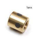 Workhorse Grade Carbon Steel Bronze Sleeve Bearing 3mm Bore 5mm OD 5mm Length Oil Free Bushing with black dots