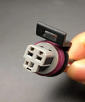 Close-up of GT150 3 Pin Pressure Sensor Connector Kit With Wires 20 AWG 10 Pack Premium Aftermarket Plug Clip