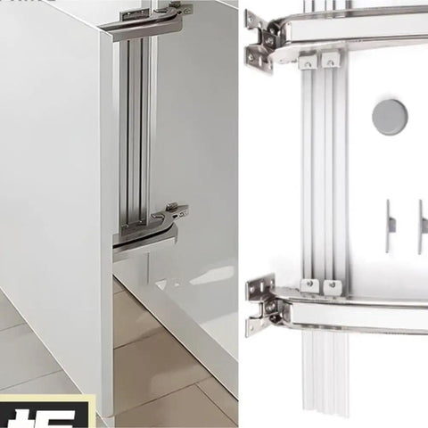Heavy Duty Cold Rolled Steel Hinge For Wardrobe And Wooden Doors Soft Close Damper installation with a smooth smooth silent operation.