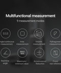 No Sweat Laser Distance Meter With Straight Up Plus Or Minus Two Millimeter Accuracy Up To 165 Feet And Eleven Smart Modes measurement modes overview.