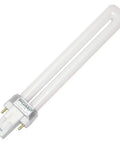 13W GX23 Cool White Compact Fluorescent Lamp 4100K with 800 Lumens 82 CRI visible with base and pins for magnetic ballasts