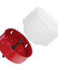 Bi Metal Hole Saw Kit For Four And A Quarter Inch With Drill Bit And Dust Cover for metal sheet and ceiling projects