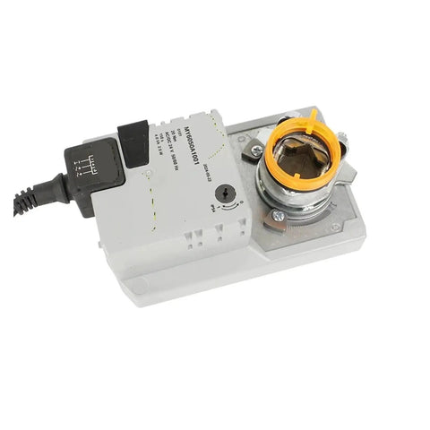 Direct Coupled Damper Actuator 20Nm 24V Electric Motor For HVAC Vent Control Open Close Damper MY6050A1001 top view with wiring.
