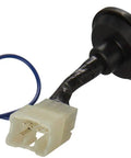 High Performance Electric Fuel Pump For Ford Escort And Mercury Tracer Whips connector with blue wire, ensuring solid electrical connection.