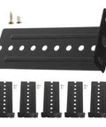 Heavy Duty Keyboard Slide Rails With Black Protective Base And Rock Solid Stainless Steel Extended Rail Connector Side Mount Drawer Brackets, black steel