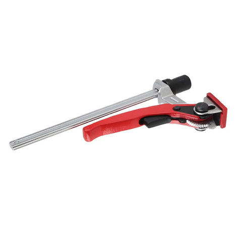 Heavy Duty Bench Clamp With Ratchet Lock For Rock Solid Workholding, Hold Down Clamp For Woodworking Projects, fits 20mm base