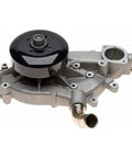 Heavy Duty Engine Water Pump For Gmc Savana 3500 2500 Sierra HD 6.0L V8 2001 2006, gray and black, front view.