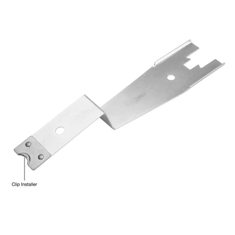 Heavy Duty Auto Window And Door Clip Remover And Installer Tool For Door Panels, Durable Trim Prying Tool For GM Ford And Other Cars Using The Common C Type Clip, metal tool