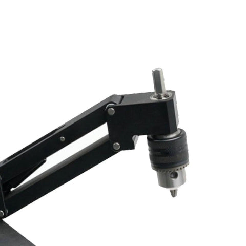Beefy Tapping Cantilever Bracket For CNC Aluminum Alloy Machines With 130mm Stroke And 0 To 44mm Clamp Range in metalworking setup