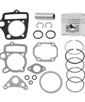 54Mm Piston And Ring Set With Head Gaskets Kit For 125Cc Pit Dirt Bike And ATV Go Kart Horizontal Engine BeefedUp Replacement Fits SSR Baja Roketa Apollo Bms NST Taotao shown with components