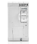 60 Amp 2 Pole Plug On Standard Branch Circuit Breaker For 120 240 Vac Panels Thermal Magnetic LB260T White With Color Indicator Handle For No Fuss Load Center Wiring, front view