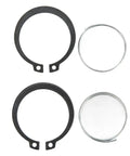 Heavy Duty Beefed Up Tie Rod End Kit For ATV UTV Quad Dirt Bike Kart Ball Joint End Replacement With Vibration Proof Durable Steel Wear Resistant Steering Linkage Set, 2 spacers, 2 wire rings