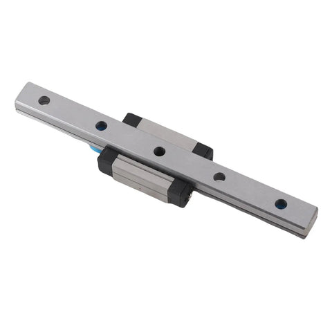 LML9B Miniature Linear Guide Rail 9mm Width with Slide Block, Compact Linear Motion Rail, 4-Point Contact Design, Lubrication System