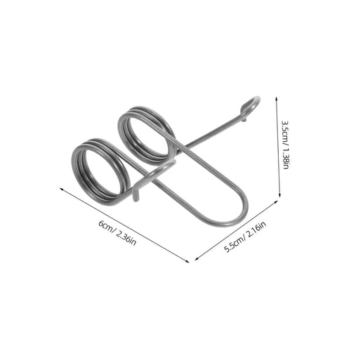 Heavy Duty Steel Seeder Springs For Corn Planting Machines And Hand Seeder Tools Wear Resistant Easy Install Planter Parts For Farm And Garden With Precise Elasticity, 6x5.5x3.5 cm