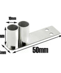 Ultra Bright RC Light Strips Kit For One Tenth Scale Racing Drift Cars featuring durable metal exhaust look dimensions