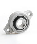 Badass Four Piece Pillow Block Bearing Set KFL Series Zinc Alloy 8 To 20 MM Bore Heavy Duty Units Built Like Tanks To Resist Rust And Handle Daily Grind With Dust Tight Seals Sure Fire Smooth Spin For Shop Machine Ops Wherever You Go. Single KFL pillow block bearing, zinc alloy, 8-20 mm bore, front angle