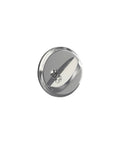 B60N625 Deadbolt With Exterior Keyed Lock And Interior Thumb Turn ANSI Grade 1 Security Bright Chrome Finish detail view