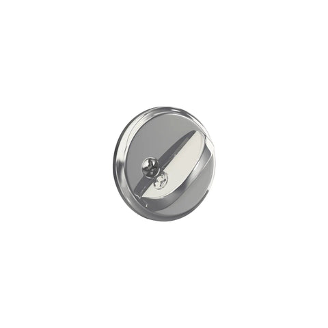 B60N625 Deadbolt With Exterior Keyed Lock And Interior Thumb Turn ANSI Grade 1 Security Bright Chrome Finish detail view
