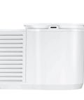 Hella Sleek Chilling Unit Featuring Solid Aluminum Cover And Hygienic Design Keeps Drinks Ice Cold With Quick Setup Elegant Ventilation Slots Promote Smooth Sipping Straight Up Top Tier Gear, side view.
