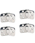 Built Tough Marine Grade 316 Stainless Steel Self Supporting Folding Table Hinges, 42mm, pack of 4 for boats or home use.