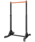 Beast Mode Ready Heavy Duty Free Standing Pull Up Bar Station With H Frame, 330 Lbs Capacity, 8 Level Height, Portable Steel Gym Rig front view