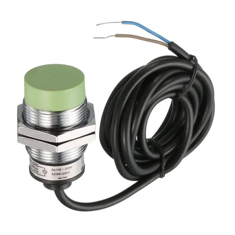 Inductive Proximity Sensor Switch 15mm Detect Distance For Iron Objects 110-220V Or 90-250V AC 500mA NO Output 2-Wire