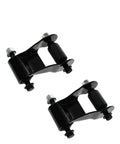 Upgrade Your Ride With This Rear Shackle Kit Fits Ford Ranger F150 And Lincoln Blackwood For 2009-2010 Models Featuring Heavy Duty Bushings To Boost Suspension Flex And Keep Your Truck Rolling Smooth Without Breaking The Bank Or Losing Ground On The, pair of black steel rear shackles with bushings and hardware