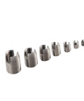Self Tapping Wire Thread Inserts 50 Piece Repair Kit For Reinforcing Screws Made Of Stainless Steel DIY Friendly Easy One Tool Install Heavy Duty Screw Thread Repair Vibration Resistant And Long Lasting stainless inserts set