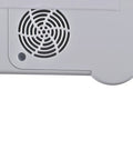 Ventilation fan detail of No Sweat Portable Mini Countertop Dishwasher Featuring Fast Wash Cycles And A Handy Five Liter Water Tank.