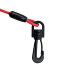Universal Boat Kill Switch Key Set With Rugged Safety Lanyard Cord Replacement clip detail and red cord for Marine Engines