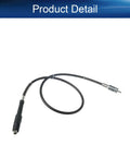 Flexible Shaft Attachment For Rotary Tools 39 Inch Long, 4mm Tube, 18mm Connector, 2mm Pitch visible on white background