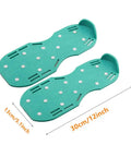 One Size Fits All Lawn Aerator Shoes With Spikes For Lawn Care And Patio, 30x13 cm, durable polypropylene with straps