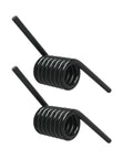 Heavy Duty 2 Pack Torsion Springs Set For Trailer Ramp Replacement Left And Right Side Kit Perfect For Heavy Loads And Easy DIY Swaps, black steel springs