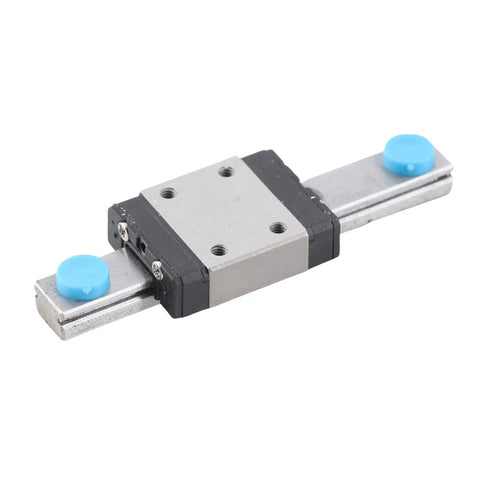 Close-up of Compact Linear Motion Rail LWL7B Slider 7mm Wide 55mm Long For Precision CNC And 3D Printer Projects DIY Slide Applications