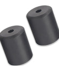 Two Pack Heavy Duty Lawn Mower Deck Wheel Rollers Caster Replacement, 3-3/4 Inch Long, 3 Inch Outer Diameter, 11/16 Inch Bore