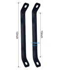 Beefed Up Front Support Brackets For 6 Cu Ft Wheelbarrows, Replacement Axle Brace For WB1006 WB1006FF WB2006 WB2006FF, True Temper models