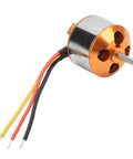 Beefed Up 930KV Brushless Motor in aluminum casing with colorful wires for RC Drones Quadcopters Fixed Wing Aircraft Durable Electronics Components