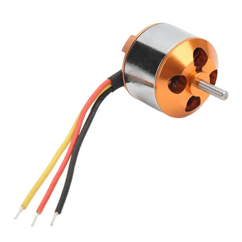 Beefed Up 930KV Brushless Motor in aluminum casing with colorful wires for RC Drones Quadcopters Fixed Wing Aircraft Durable Electronics Components